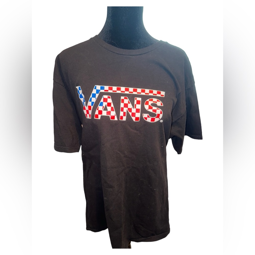 Van’s Red/White/Blue Checkered Tee